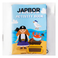 JAPBOR Pirate Activity Coloring Books - 24PCS Mini Pirates Activities Colouring Book Bulk for Kid Party Favor, Summer Nautical Theme Drawing Booklet Goodie Bag Filler, Birthday Class Painting Game